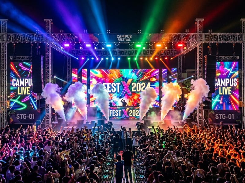 College Fest Explosion